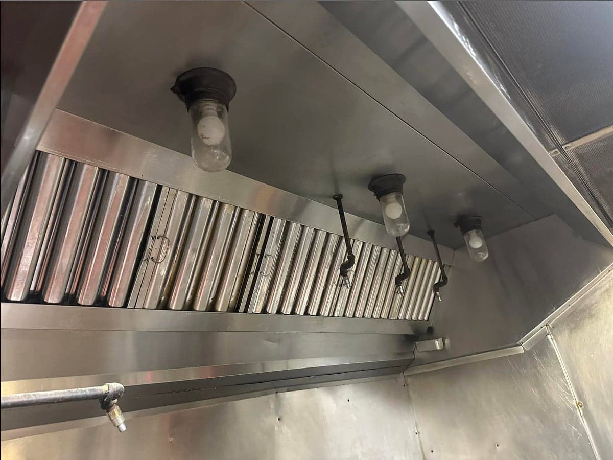 Kitchen Hood & Exhaust — after cleaning